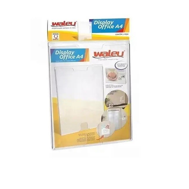 Quadro De Aviso Display Office A4 Cristal Expositor