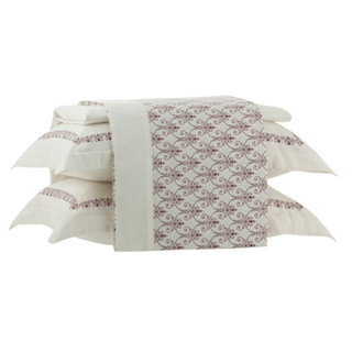 Jogo De Cama 300 Fios Satinée Kacyumara Nissi em Oferta na Shopee