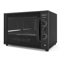 Forno Fogatti Elétrico Bancada Top 60Litros Black 220V