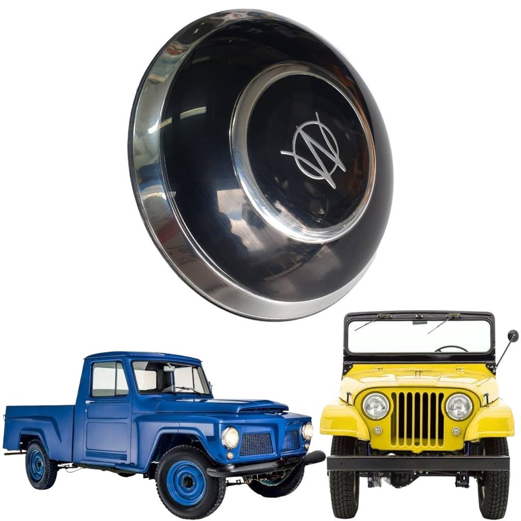 Tampa Botão Buzina Willys Jeep Rural F75