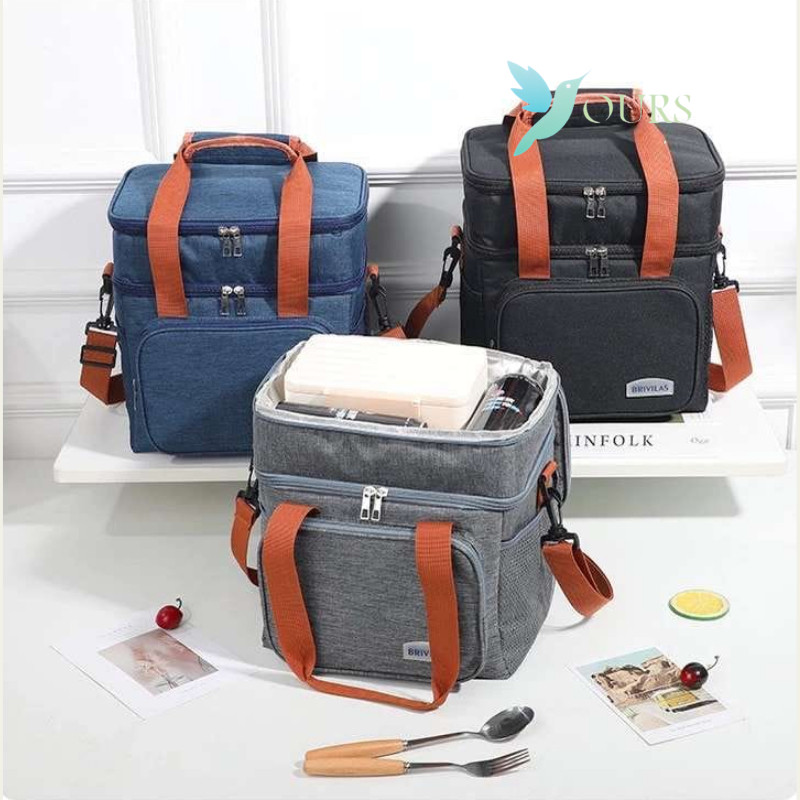 Bolsa Térmica com 2 Compartimentos De Grande Capacidade De Alta Qualidade Adequada Para Viagens De Piquenique Na Praia
