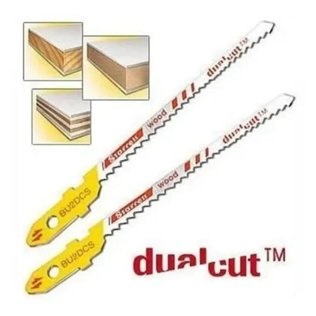 Kit 02 Laminas Serra Tico Tico 50mm Starrett DualCut Bu2dcs em Oferta na Shopee