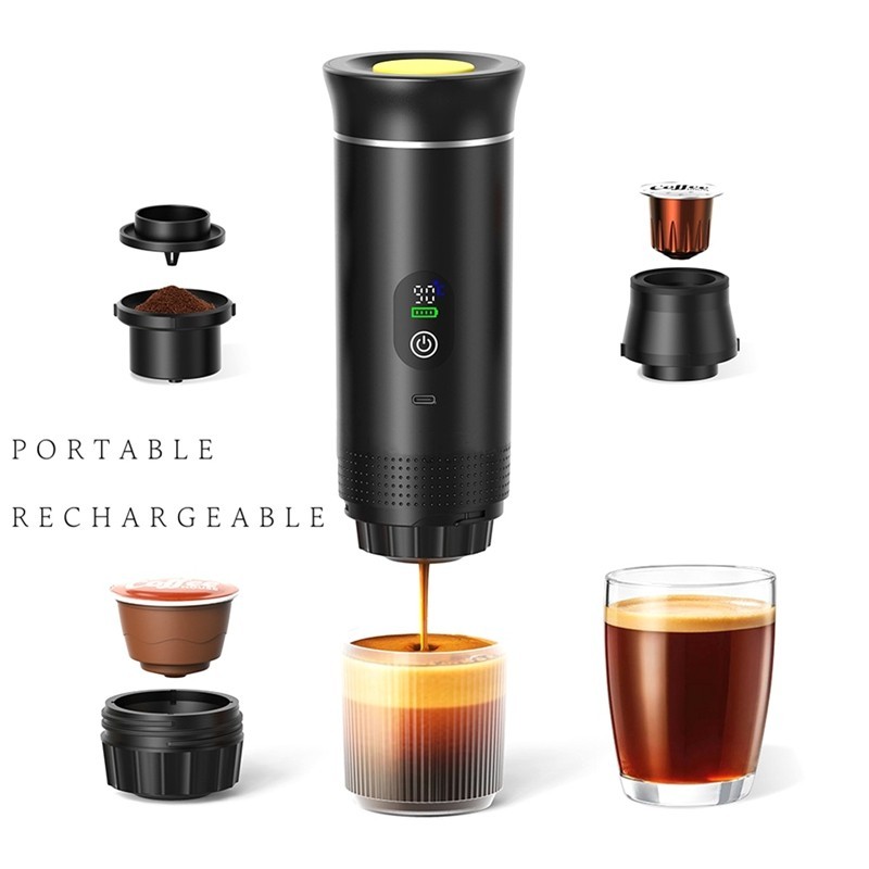 Máquina moedor De Café Para Carro , Expresso Elétrica Portátil , Viagem Com Auto aquecimento Acampamento , Cafeteira
