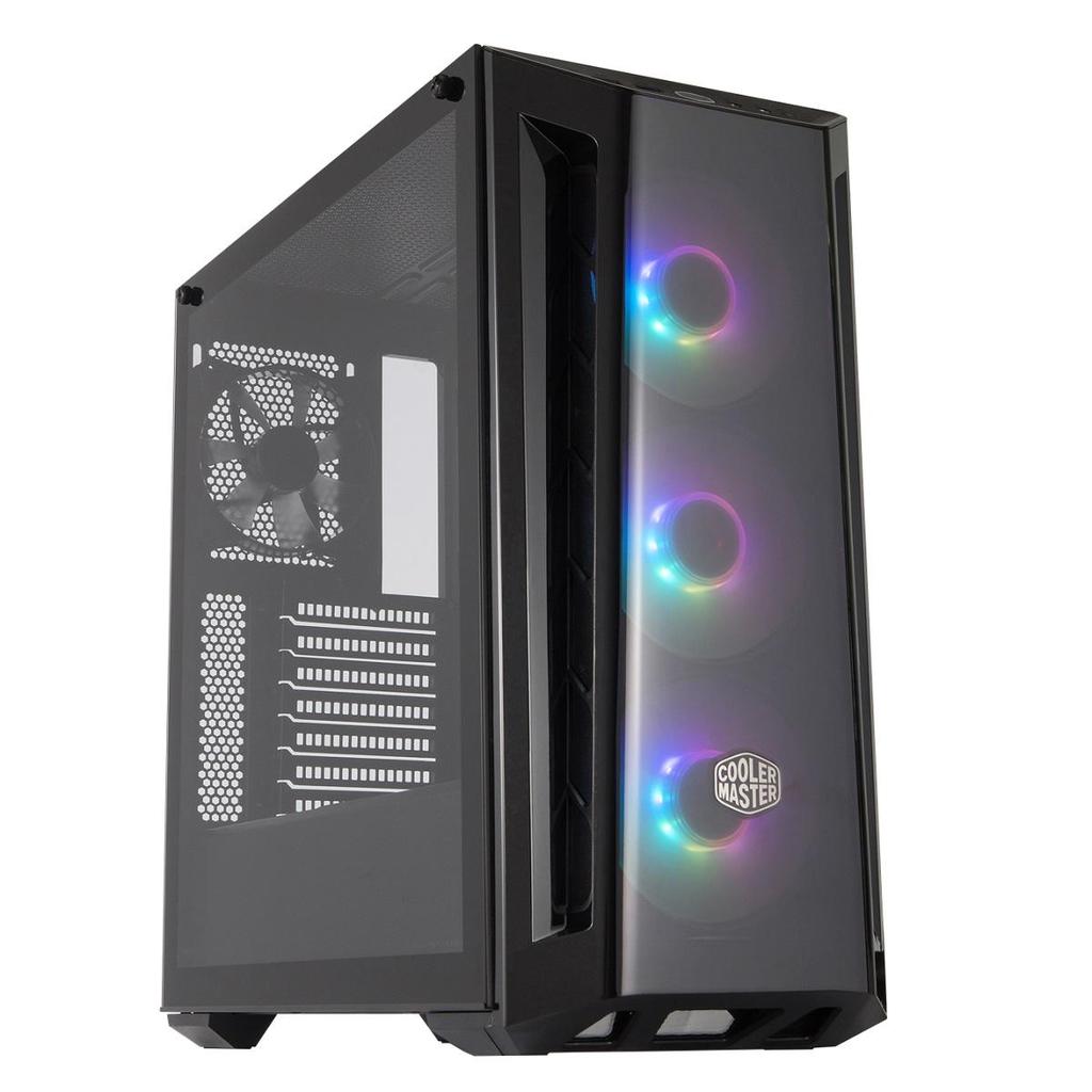 Gabinete Gamer Preto Com Vidro Lateral Cooler Master Mb520 Argb - Mcb-B520-Kgnn-Rga