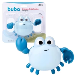 Brinquedo de Banho para Bebês Caranguejo de Corda Azul 12+m - Buba