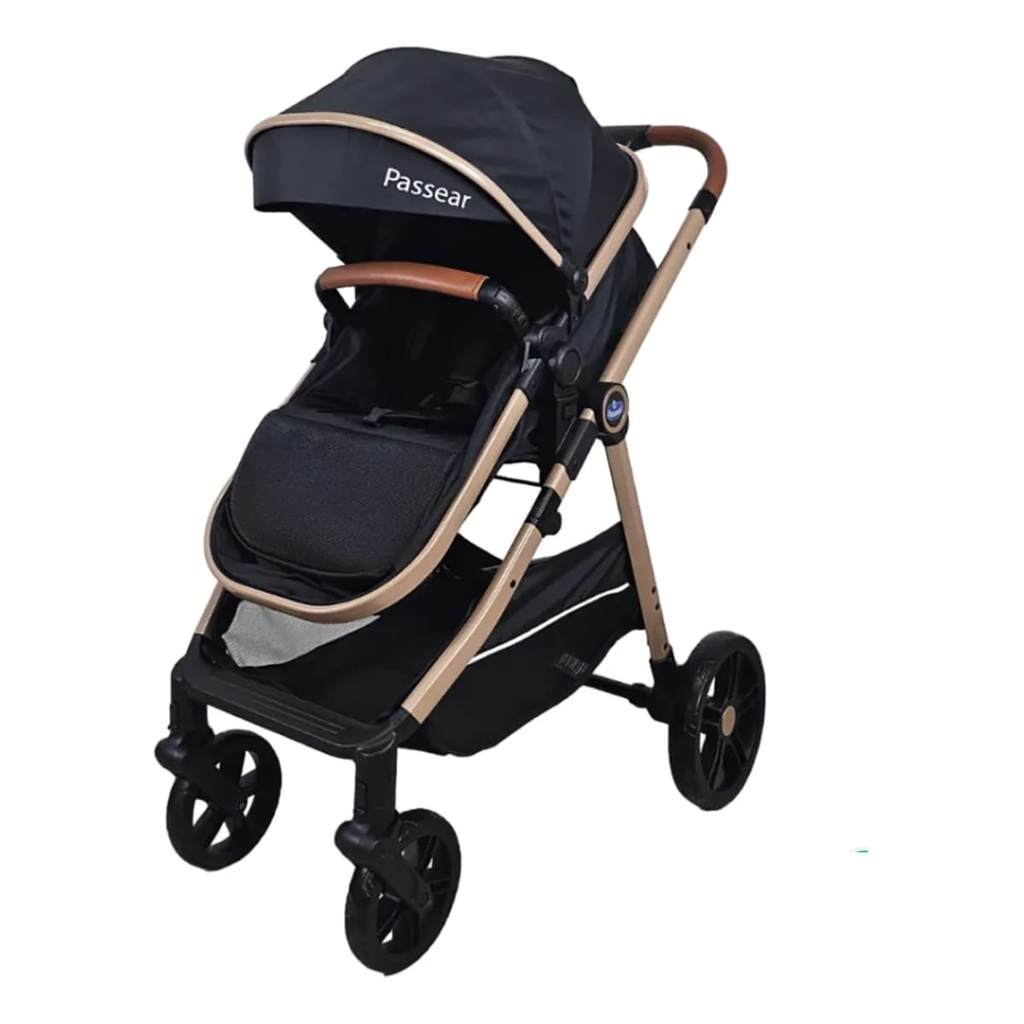 Carrinho de Bebê Apolo de 0 a 15 Kg Preto - Passear