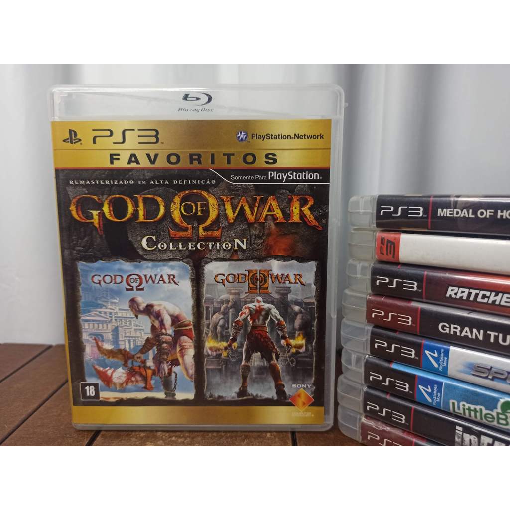 Jogo God Of War: Collection Favoritos Original Ps3  M Fisica