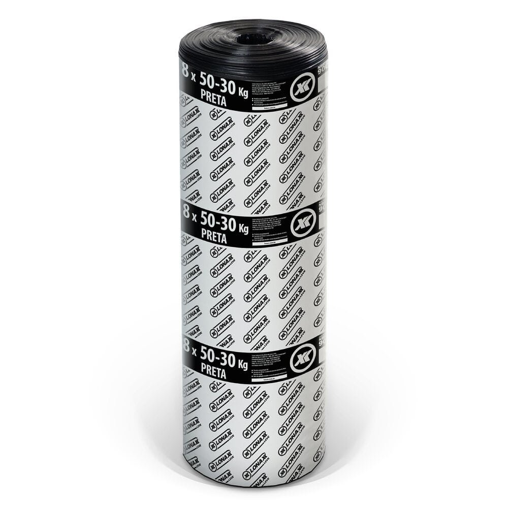 Lona Plástica Preta Lonax 8x50m 30kg em Oferta na Shopee