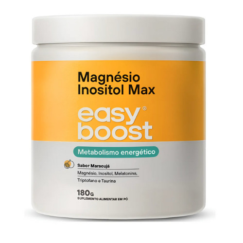 EASY BOOST MAGNÉSIO INOSITOL MELATONINA TRIPTOFANO 180G MARACUJÁ
