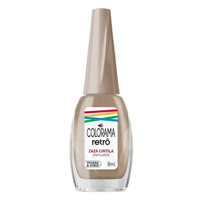 Esmalte Cintilante Colorama Retrô Zazá Cintila 8ml em Oferta na Shopee