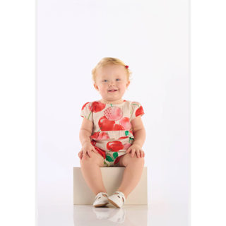 Macaquinho Algodão Linho Cereja Up Baby em Oferta na Shopee