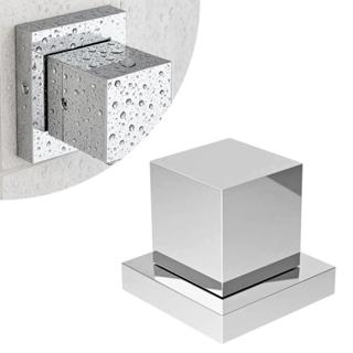 Acabamento Cromado Quadrado para Registro de Chuveiro Deca em Metal e ABS em Oferta na Shopee