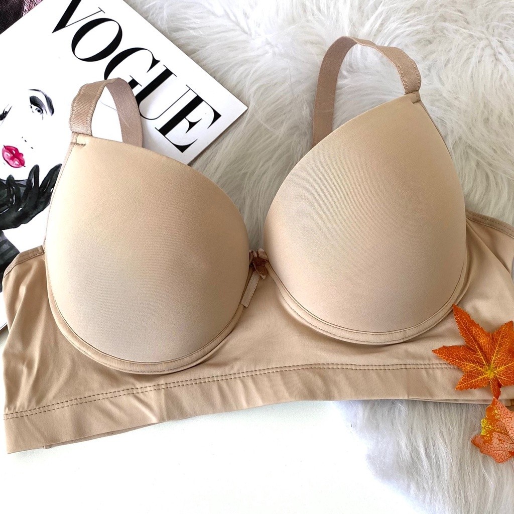 Kit C/2 Sutiã Reforçado Plus Size Com Bojo  Liso Alça Reforçada 3 Fechos Luxo