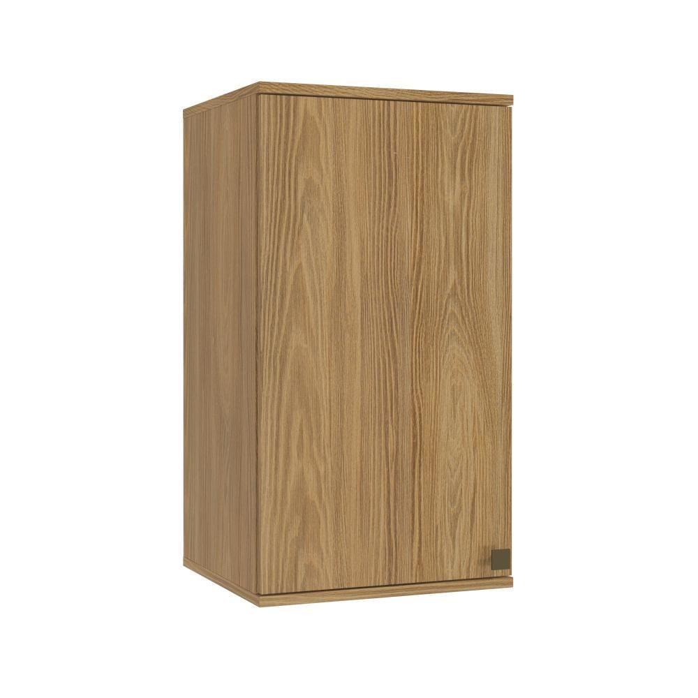 Armário Aéreo Celeste Kappesberg 100% Mdf 1 Porta Nogueira