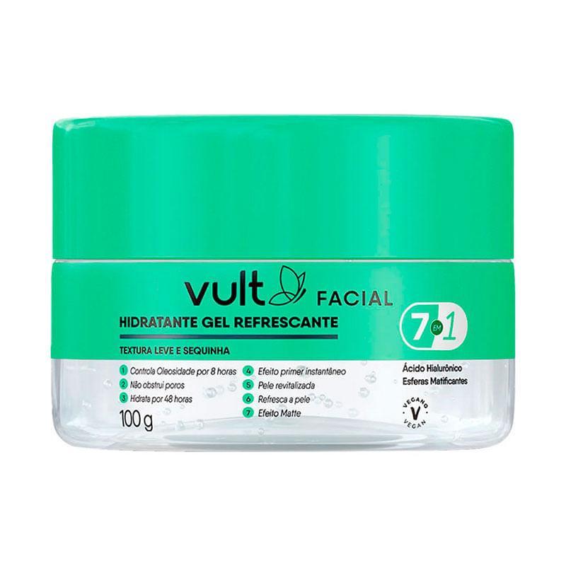 Gel Hidratante Facial Vult Refrescante 7 em1 100g