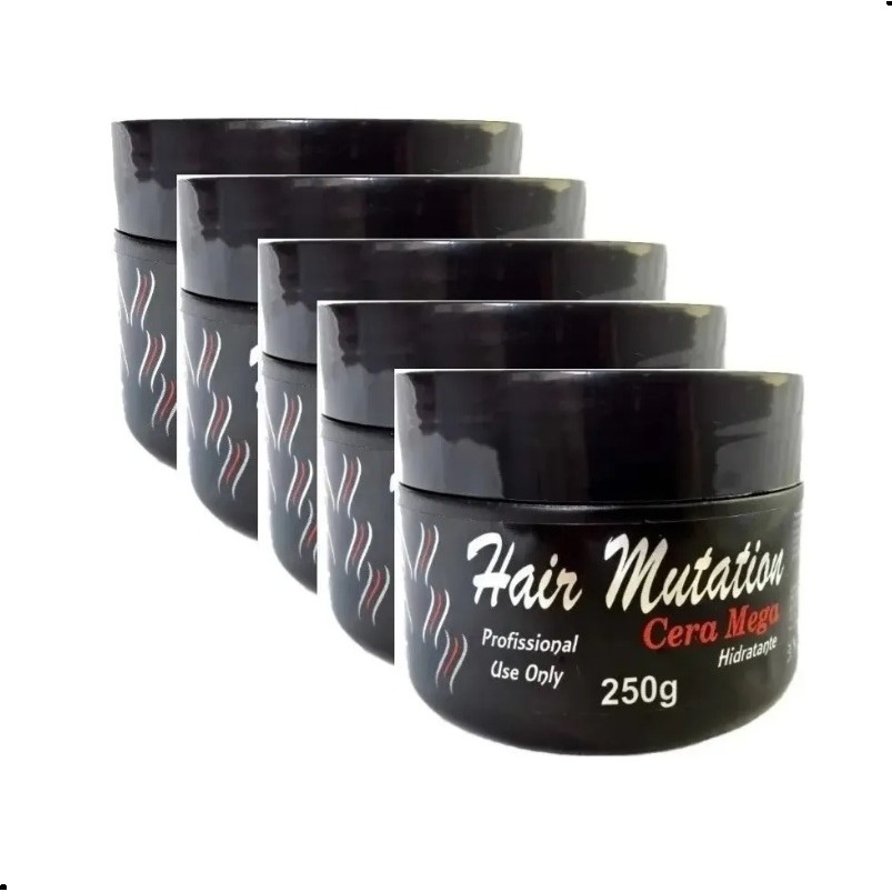 Kit 5 Mega Cera Hidratante - Hair Mutation 250gr