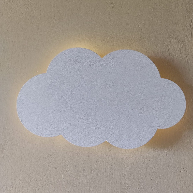 Luminária Abajur Led Nuvem com Decoração Infantil Aconchegante para Quarto de Bebê