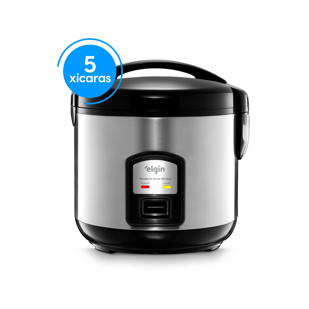 Panela de Arroz Elétrica 5 Xícaras -1L 400W 220V - Elgin em Oferta na Shopee