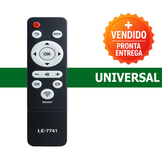 Controle remoto universal LE-7741 para Smart TV sem codificação pronto para uso imediato