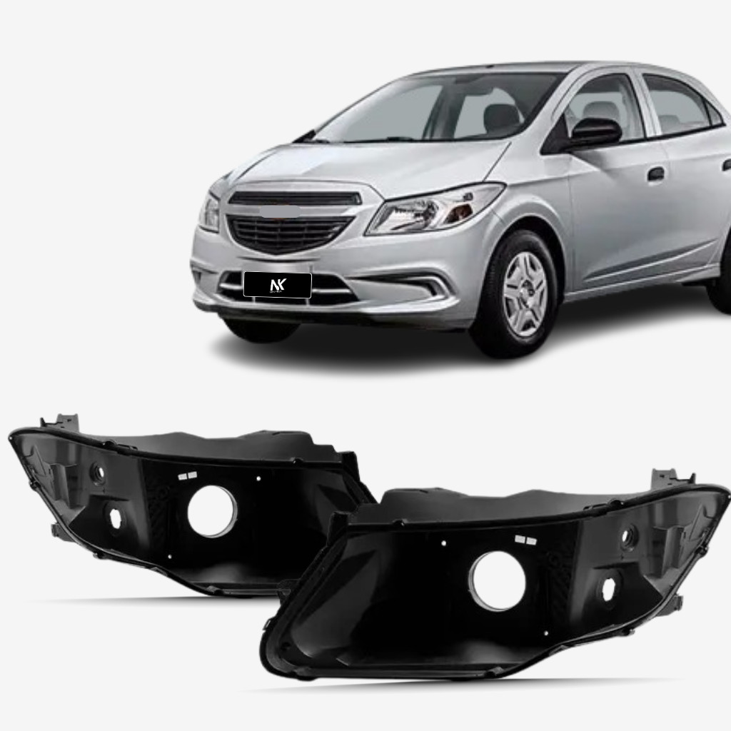 Par/Un Carcaça Farol Onix 2012 2013 2014 2015 2016 Novo em Oferta na Shopee