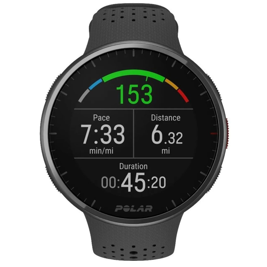 Relógio GPS Esportivo Polar Pacer Pro Preto
