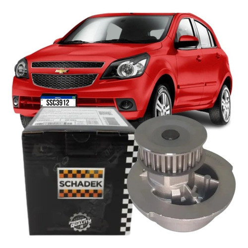 Bomba De Agua Onix 1.0/1.4 Vhc Schadek 20189 em Oferta na Shopee