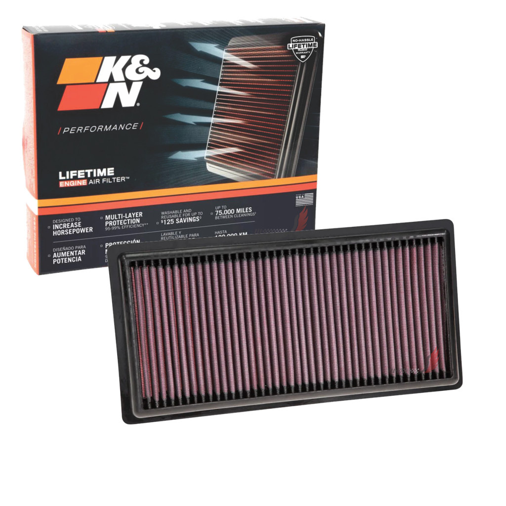 Filtro Ar K&n Kn Esportivo Fiat Toro Pulse 1.3T Fastback 1.3 Turbo Jeep Renegade 1.3 Turbo Commander 1.3 Turbo
