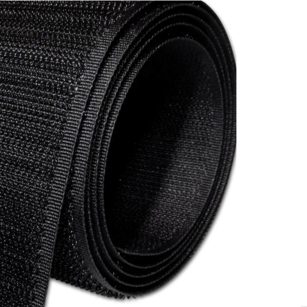 Fecho Contato Velkro 100mm para Costura Só Lado Macho Metragem Preto rolo com 25 Metros sem adesivo