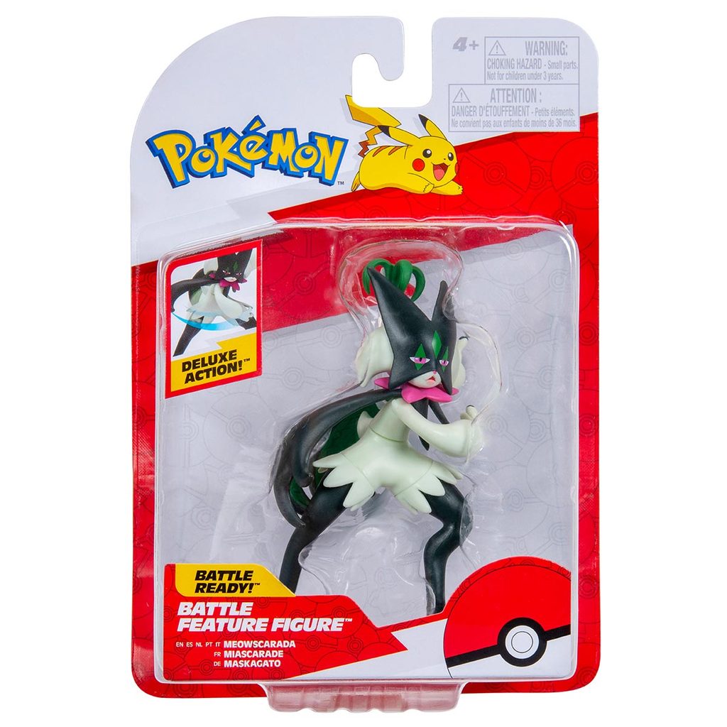 Boneco Da Batalha Meowscarada - Pokémon em Oferta na Shopee