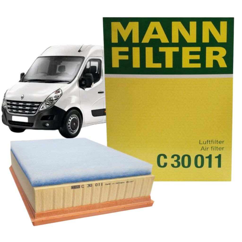 Filtro Ar Renault Master 2.3 16V Diesel dCi - 2012/… (Mann C30011)