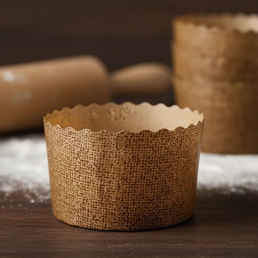 Forma Panetone 100g - Papel Italiano - 20 unidades - Rizzo