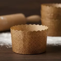 Forma Panetone 100g - Papel Italiano - 20 unidades - Rizzo