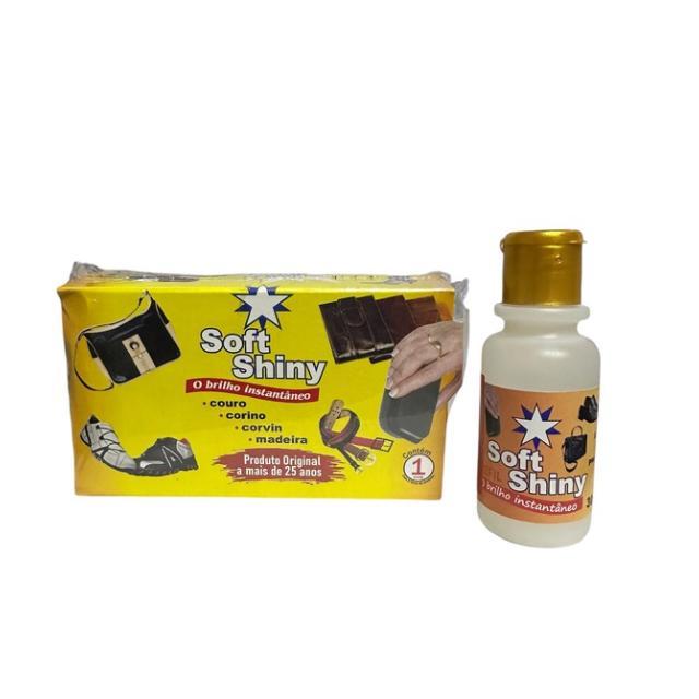 Kit Soft Shiny brilho em sapato, bolsa, cinto de couro