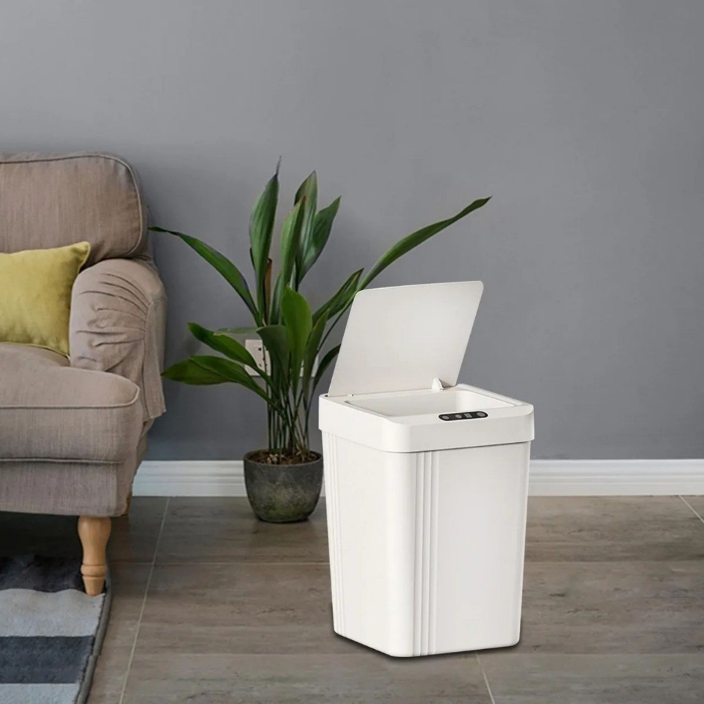 Lixeira Automática de 16 Litros Sensor de Movimento Recarregavel tipo-c USB-c