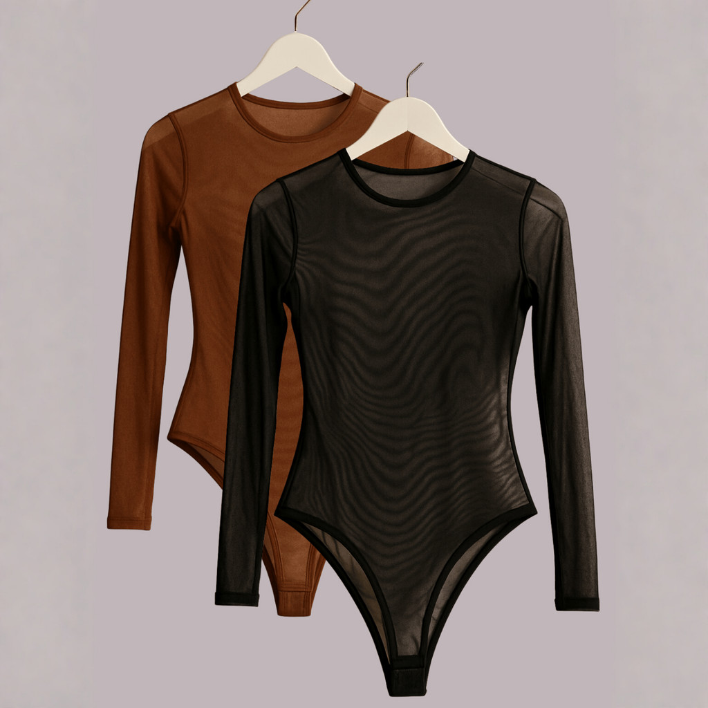 Kit 2 Bory Tule Feminino Virginia Blusa Feminina Blogueirinha Leve Body Sexy Manga Longa Estiloso em Oferta na Shopee