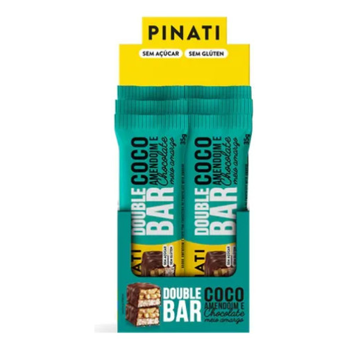 Pinati Barras Duplas Cocada Amendoim 6x35g