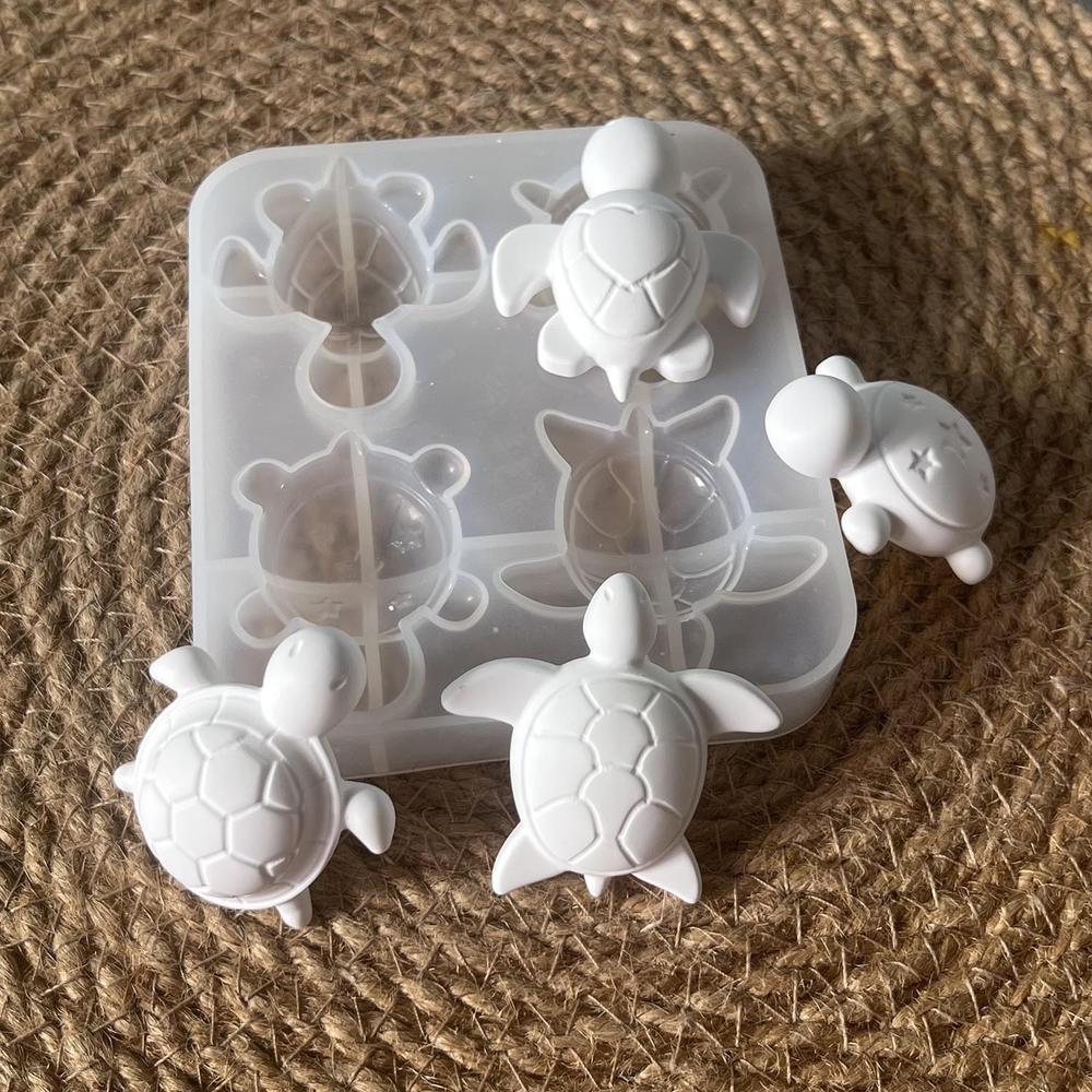 1 Peça Moldes De Silicone De Resina Em Forma De Mini Tartaruga Fofa Micro Casa De Bonecas Fundição Epóxi De Animais Mari em Oferta na Shopee