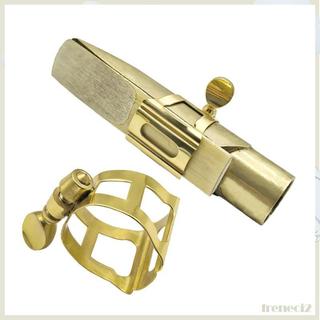 [Freneci2] Encaixe De Clipe De Ligatura ALTO Sax Com Parafusos Ajustáveis Bordas Lisas Peça Premium Pinmp De Cobre Para 