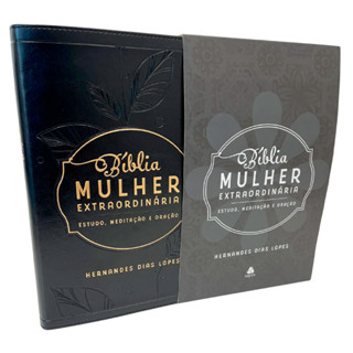 Bíblia Mulher Extraordinária | King James Clássica | Hernandes Dias Lopes | Preta em Oferta na Shopee