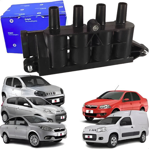 Bobina De Ignição Fiat Palio 1.4 8v Flex  Ce20132 em Oferta na Shopee