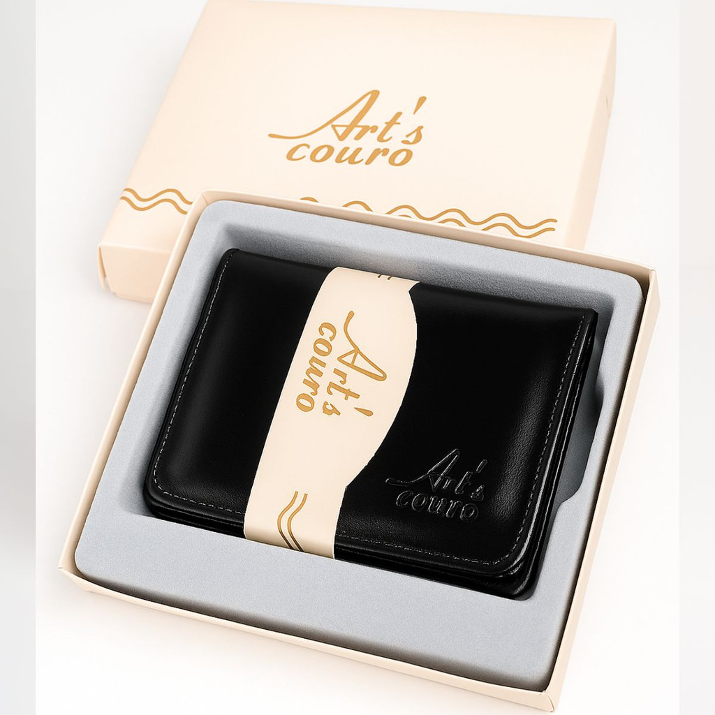 Carteira Masculina Social em Couro Legítimo Premium Primeira Linha Porta Moeda Tradicional porta cartão CNH RG Dinheiro