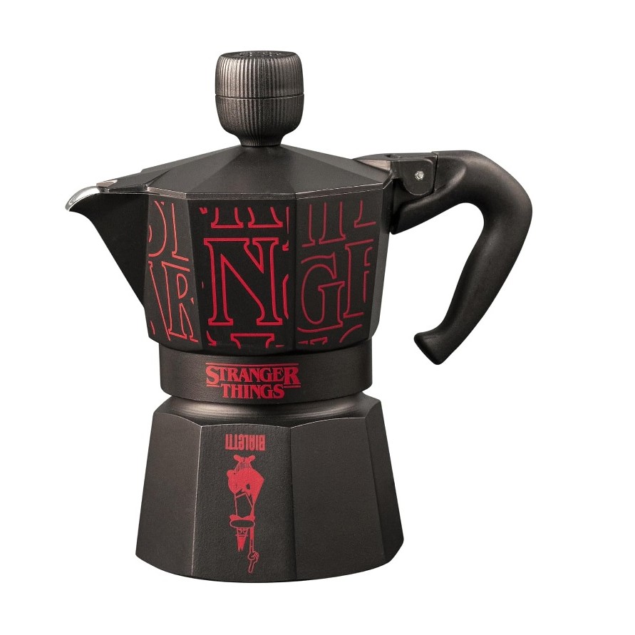 Cafeteira Moka Music 3 Xíc Stranger Things – Bialetti