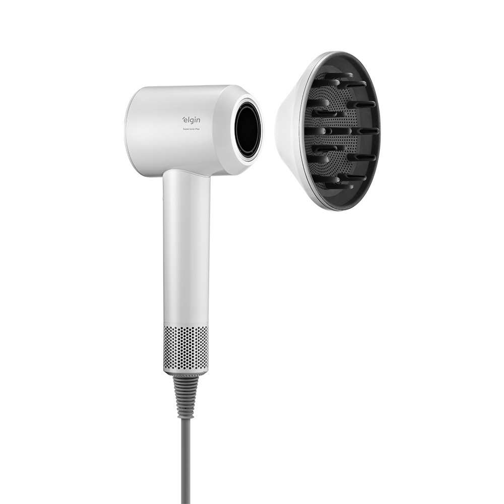 Secador de Cabelo Super Ionic 1.700W 110V Branco Motor BLDC 3 Temperaturas Jato Frio com Difusor em Oferta na Shopee