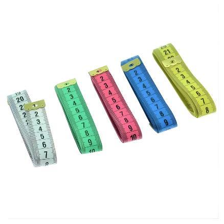 Fita Métrica Costura 150cm x 2cm da Kit – Flexível para Artesanato e Medição (Cores Sortidas)