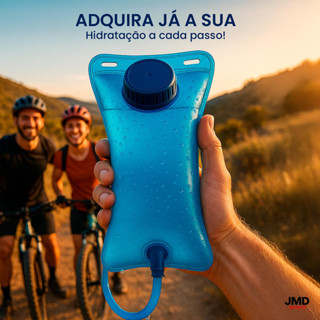 Refil Hidratação 2 Litros Para Mochila Esportiva Com Canudo e Válvula Bite em Oferta na Shopee