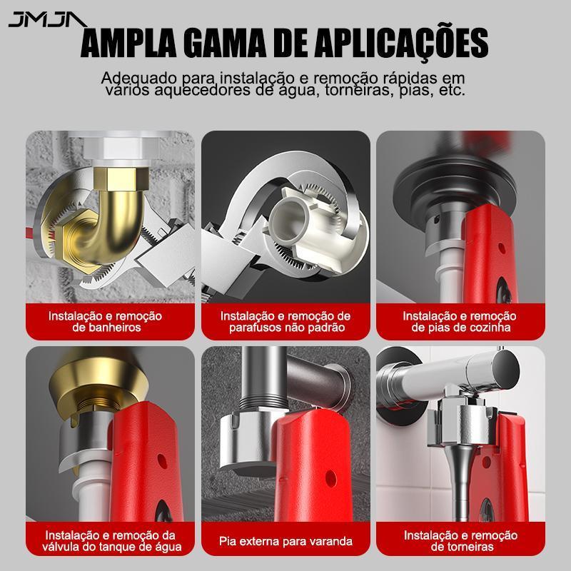 Detalhes do JMJN Chave Universal Multifuncional de Reparo para Banheiro – Chave Ajustável com Extremidade Aberta