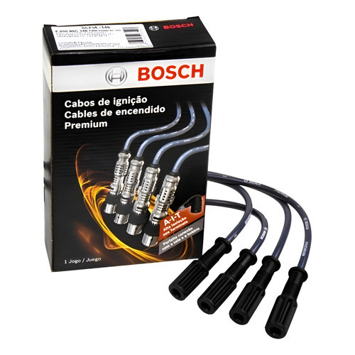 Jogo Cabos De Velas Uno Palio Mobi 1.0 8v Fire Evo Bosch - Cinza em Oferta na Shopee