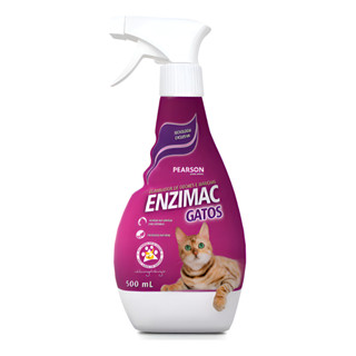 Enzimac Gatos 500ml Eliminador de Odores e Manchas Urina em Oferta na Shopee