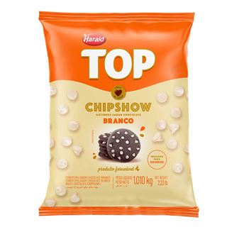 Chipshow Chocolate Branco Forneável 1,01kg Top HARALD em Oferta na Shopee