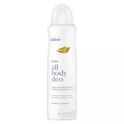 Desodorante Corporal Aerosol para Peitos, Coxas, Pés e Mais Dove All Body Deo Lavander & Camomile 150ml